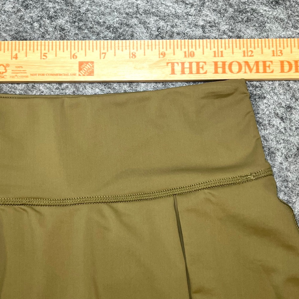 Olive Green Athletic Skort Women XS Pleated Tennis Golf Pickleball Preppy Gym - Picture 8 of 9